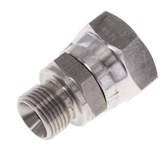 G 1/2'' x G 3/8'' F/M Stainless steel Reducing Adapter 300 Bar - Hydraulic