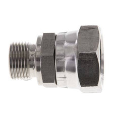 G 1/2'' x G 3/8'' F/M Stainless steel Reducing Adapter 300 Bar - Hydraulic