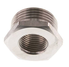 G 1/2'' x G 1'' F/M Anillo reductor de acero inoxidable 40 Bar