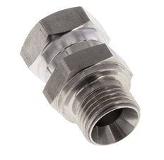G 1/2'' F/M Stainless steel Reducing Adapter 300 Bar - Hydraulic