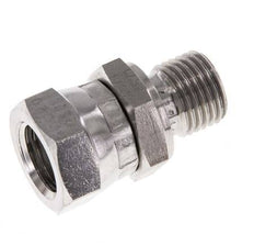 G 1/4'' F/M Adaptador reductor de acero inoxidable 350 Bar - Hidráulico