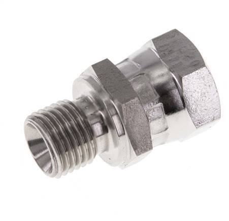 G 1/4'' F/M Adaptador reductor de acero inoxidable 350 Bar - Hidráulico