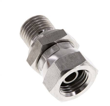 G 1/4'' F/M Adaptador reductor de acero inoxidable 350 Bar - Hidráulico