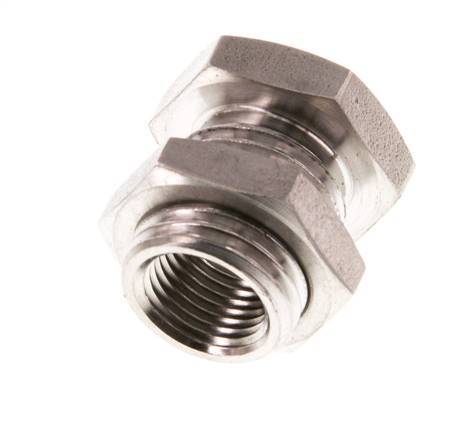 G 1/8'' x G 1/4'' F/M Stainless steel Bulkhead Fitting 40 Bar