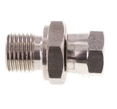 G 1/8'' x G 1/4'' F/M Stainless steel Reducing Adapter 350 Bar - Hydraulic