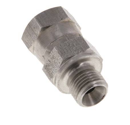 G 1/8'' F/M Adaptador reductor de acero inoxidable 400 Bar - Hidráulico
