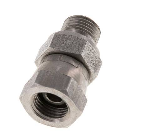 G 1/8'' F/M Adaptador reductor de acero inoxidable 400 Bar - Hidráulico