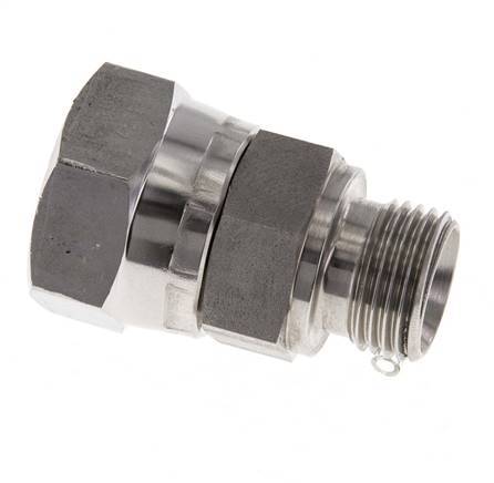 G 3/4'' x G 1/2'' F/M Stainless steel Reducing Adapter 175 Bar - Hydraulic
