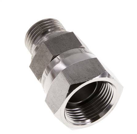 G 3/4'' x G 1/2'' F/M Adaptador reductor de acero inoxidable 175 Bar - Hidráulico
