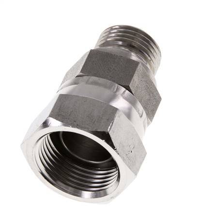 G 3/4'' x G 1/2'' F/M Stainless steel Reducing Adapter 175 Bar - Hydraulic
