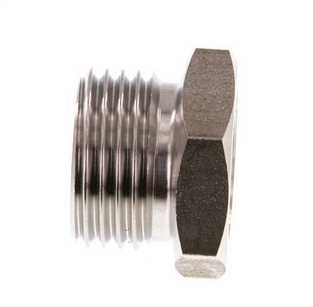 G 3/8'' x G 1/2'' F/M Anillo reductor de acero inoxidable 40 Bar