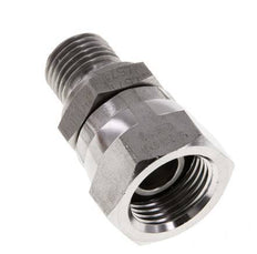 G 3/8'' x G 1/4'' F/M Adaptador reductor de acero inoxidable 350 Bar - Hidráulico
