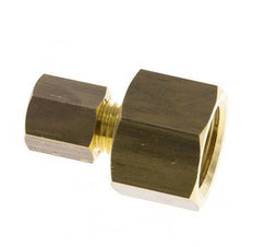 G 1/4'' x 4mm Racor de compresión recto de latón 150 Bar DIN EN 1254-2