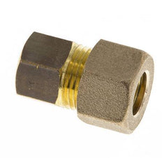 G 1/4'' x 12mm Racor de compresión recto de latón 75 Bar DIN EN 1254-2