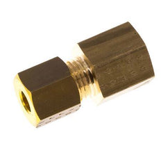 G 1/8'' x 5mm Racor de compresión recto de latón 150 Bar DIN EN 1254-2