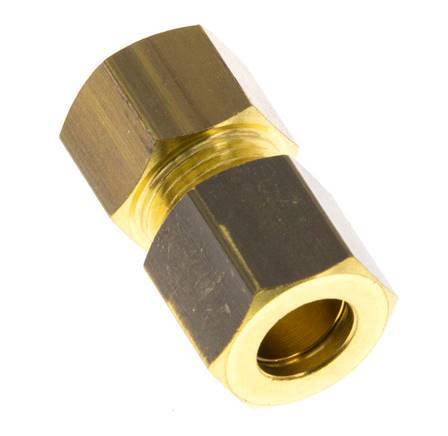 G 1/8'' x 8mm Brass Straight Compression Fitting 135 Bar DIN EN 1254-2 [2 Pieces]