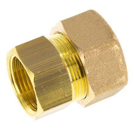 G 3/4'' x 22mm Brass Straight Compression Fitting 54 Bar DIN EN 1254-2