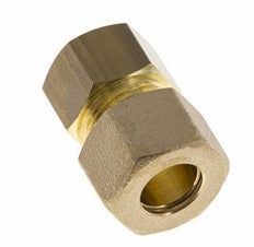 G 3/8'' x 12mm Racor de compresión recto de latón 75 Bar DIN EN 1254-2