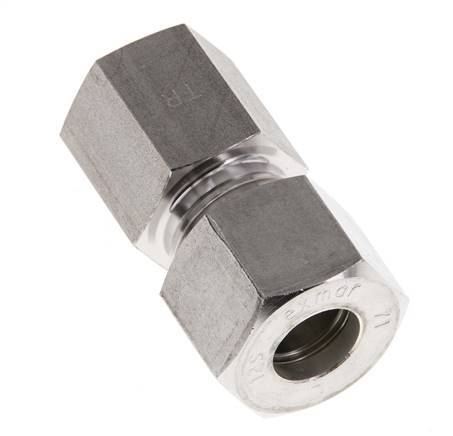 G 1/4'' x 12S Racor de compresión recto de acero inoxidable 630 Bar DIN 2353