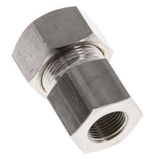 G 3/8'' x 18L Racor de compresión recto de acero inoxidable 315 Bar DIN 2353
