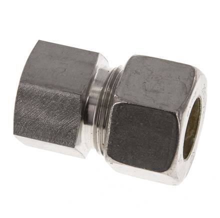 G 3/8'' x 20S Racor de compresión recto de acero inoxidable 400 Bar DIN 2353