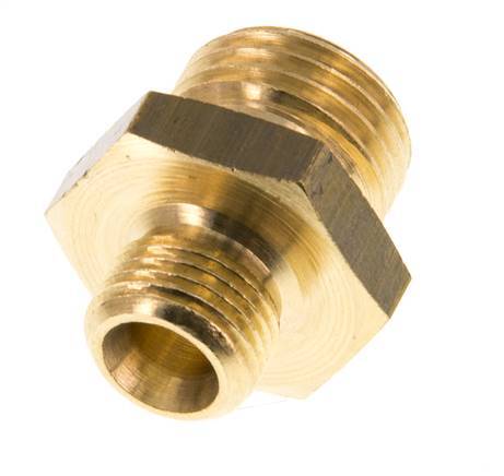 G 1/4'' x G 1/8'' Espiga doble de latón 16 Bar [5 Piezas]