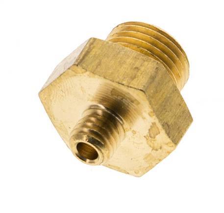 G 1/8'' x M5 Brass Double Nipple 16 Bar [5 Pieces]
