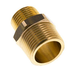 R 3/4'' x R 1/2'' Brass Double Nipple 16 Bar