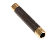 G 3/8'' Espiga doble de latón 16 Bar DIN 2982 - 100mm