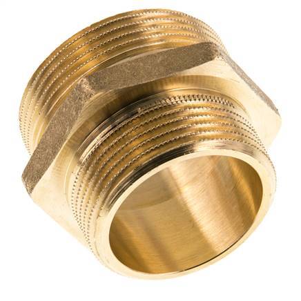 G 1 1/2'' x G 1 1/4'' Brass Double Nipple 16 Bar