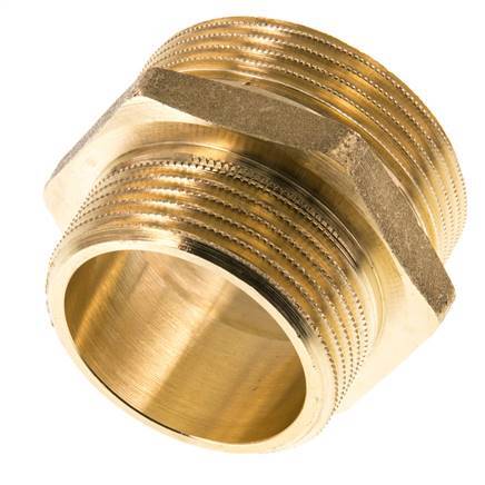 G 1 1/2'' x G 1 1/4'' Brass Double Nipple 16 Bar