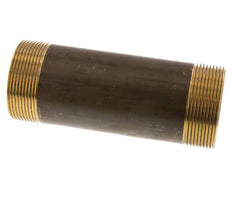 G 2'' Brass Double Pipe Nipple 16 Bar DIN 2982 - 150mm