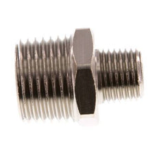R 1/2'' x R 1/4'' Nickel plated Brass Double Nipple 16 Bar [2 Pieces]