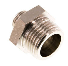 G 3/8'' x G 1/8'' Nickel plated Brass Double Nipple 16 Bar [5 Pieces]