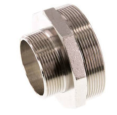 G 3'' x G 2'' Nickel plated Brass Double Nipple 16 Bar