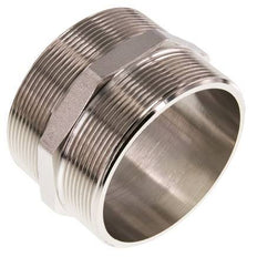 G 3'' Nickel plated Brass Double Nipple 16 Bar