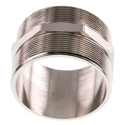 G 3'' Nickel plated Brass Double Nipple 16 Bar