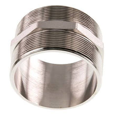 G 3'' Nickel plated Brass Double Nipple 16 Bar
