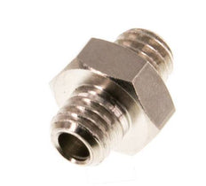 M5 Nickel plated Brass Double Nipple 16 Bar [10 Pieces]