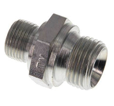 G 1/2'' x G 3/8'' Acero cincado Espiga doble 400 - Hidráulica [2 Piezas]