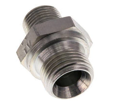 G 1/2'' x G 3/8'' Acero cincado Espiga doble 400 - Hidráulica [2 Piezas]