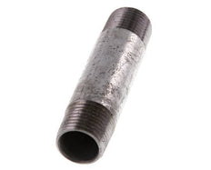 R 1/2'' Zinc plated Steel Double Pipe Nipple 50 Bar DIN 2982 - 80mm [10 Pieces]