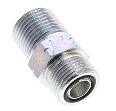 UN 13/16''-16 x 1/2'' NPT Acero zincado Espiga doble ORFS 630 Barra - Hidráulica