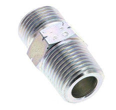 UN 13/16''-16 x 1/2'' NPT Acero zincado Espiga doble ORFS 630 Barra - Hidráulica
