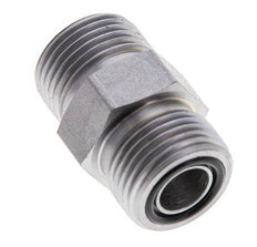 UN 13/16''-16 Acero zincado Doble Racor ORFS 630 Bar - Hidráulico