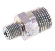 1/4'' NPT x 1/2'' NPT Acero Cincado Espiga Doble 210 Bar - Hidráulico