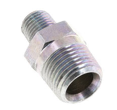 1/4'' NPT x 1/2'' NPT Acero Cincado Espiga Doble 210 Bar - Hidráulico