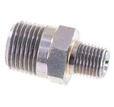 1/4'' NPT x 1/2'' NPT Acero Cincado Espiga Doble 210 Bar - Hidráulico