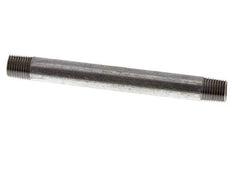 R 1/4'' Zinc plated Steel Double Pipe Nipple 50 Bar DIN 2982 - 120mm [2 Pieces]