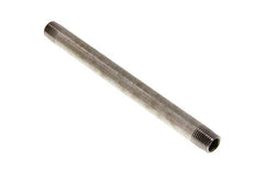 R 1/4'' Zinc plated Steel Double Pipe Nipple 50 Bar DIN 2982 - 150mm [2 Pieces]